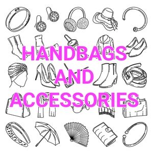 Handbags, jewelry, winter accessories, sunglasses,  accessories